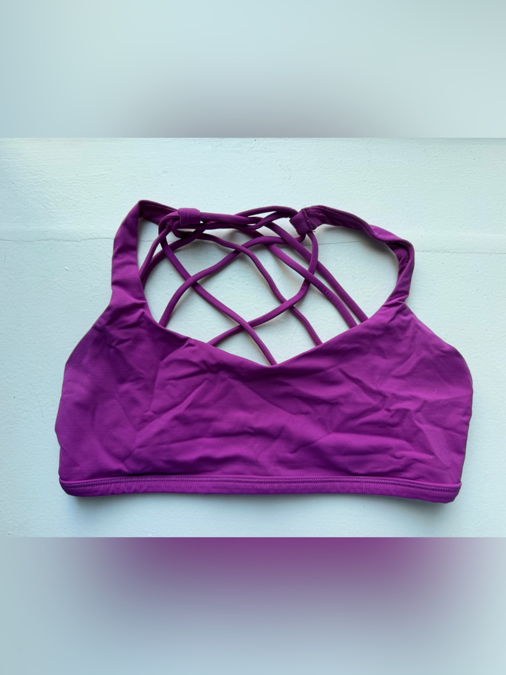 Lululemon free to be wild bra in magenta